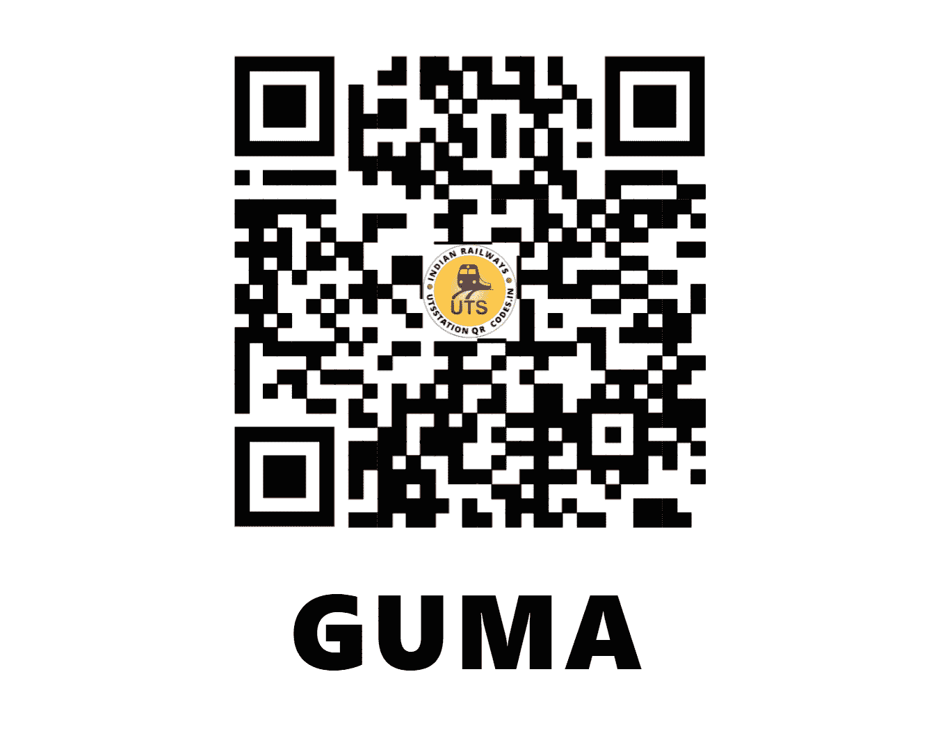 UTS QR Code for GUMA - GUMA - ER (WEST BENGAL)